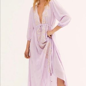 NWT Free People Fable Midi Dress - Lilac Blossom